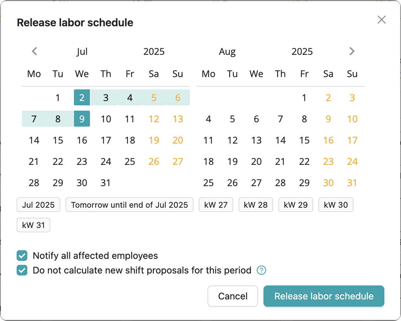 Release labor schedule.png